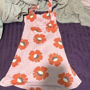 SO pink flower dress, never worn